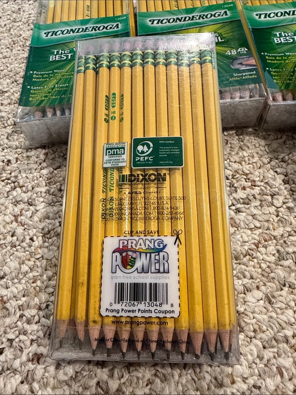 Ticonderoga packs sharpened